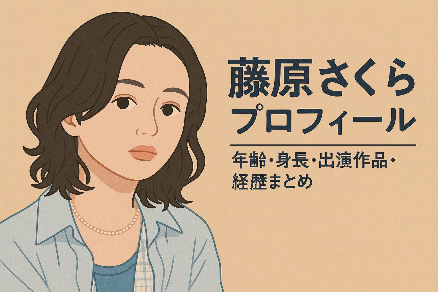 藤原さくらプロフィール｜年齢・身長・出演作品・経歴まとめ