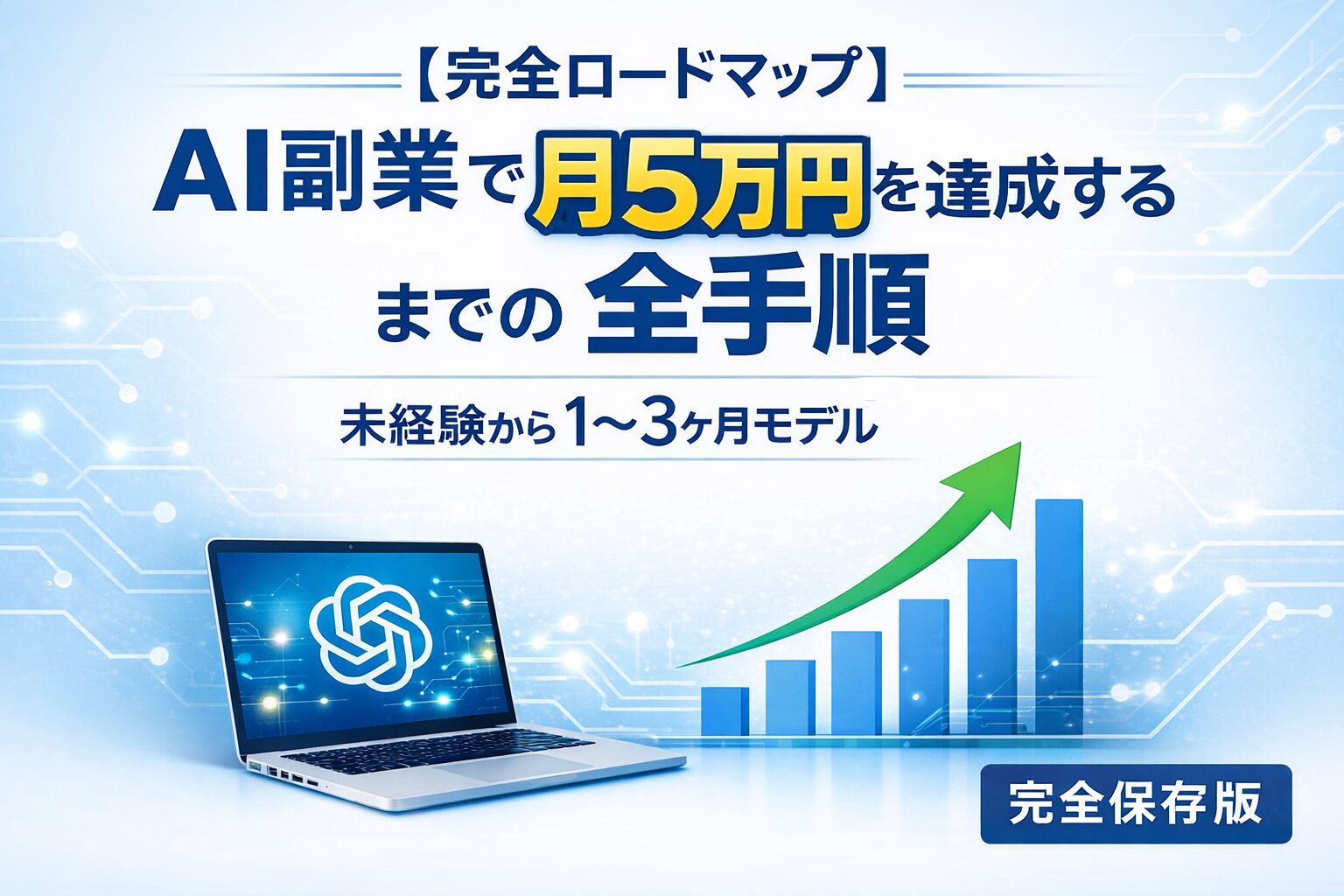 AI副業で月5万円を安定して稼ぐまでの完全ロードマップ