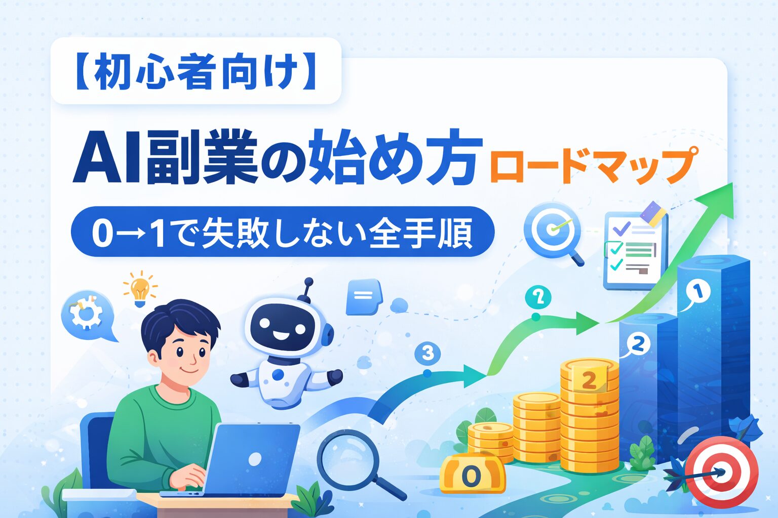 【初心者向け】AI副業の始め方ロードマップ｜0→1で失敗しない全手順