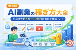 【完全版・拡張】AIライティング副業の始め方 未経験から月5万→10万円を作る全手順