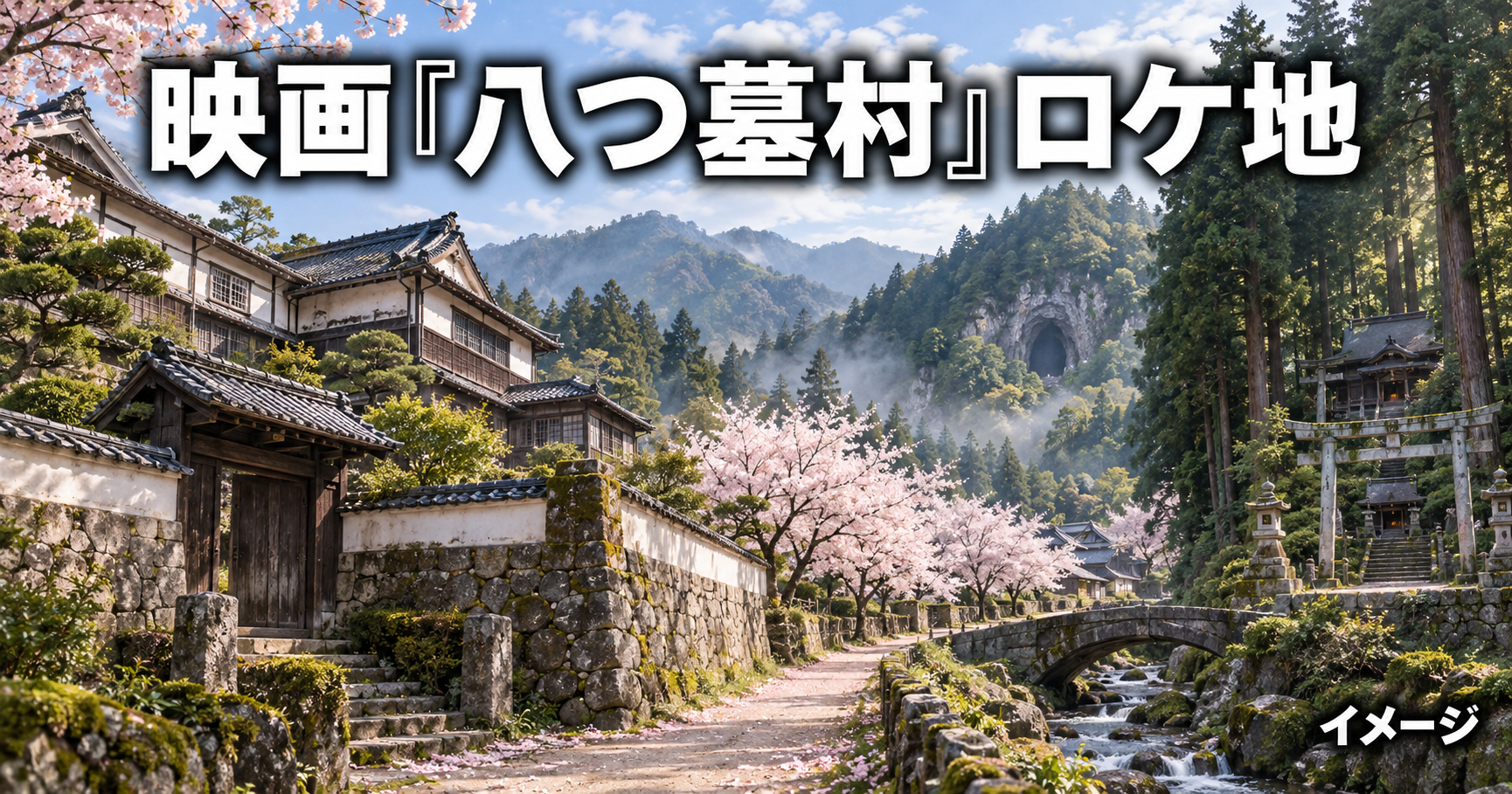 2026年映画『八つ墓村』のロケ地はどこ?広兼邸・三座神社など岡山の撮影場所を紹介