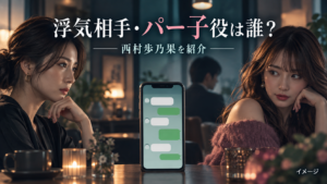 『旦那の浮気相手とLINE友達になってみた』パー子役は誰？西村歩乃果を紹介