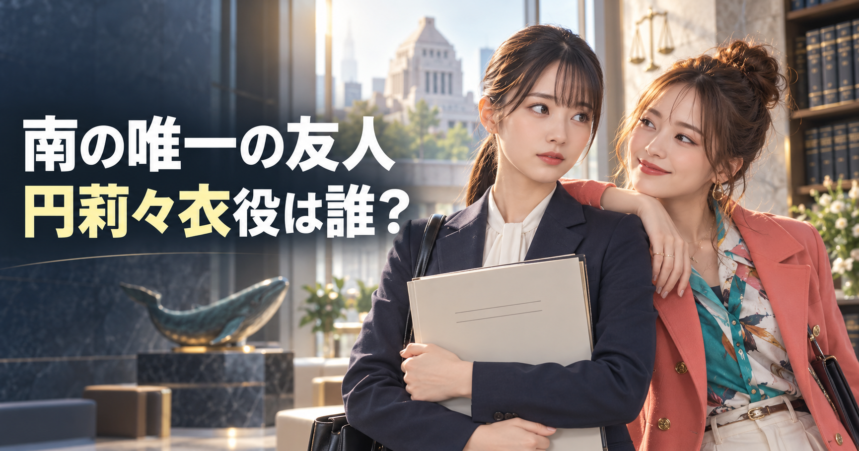 『南田南弁護士は天才肌』円莉々衣役は誰?南の友人を演じる柿原りんかを紹介