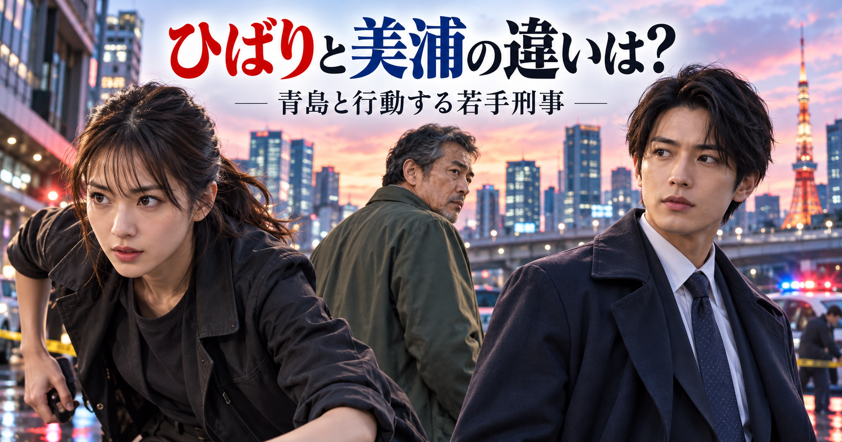 『踊る大捜査線 N.E.W.』芝田ひばりと美浦秋の違いは?青島と行動する若手刑事を整理