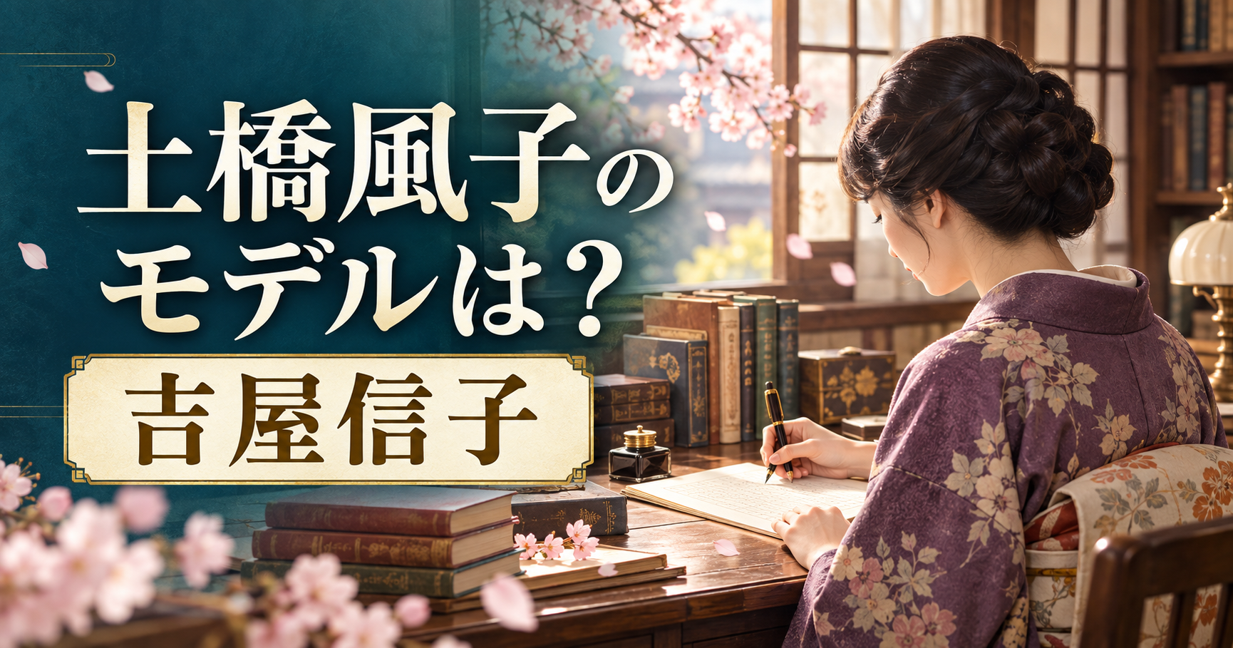 朝ドラ『ブラッサム』土橋風子のモデルは誰？吉屋信子と葉野珠の関係