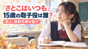 『さとこはいつも』15歳の聡子役は誰？新人・姫野花春を紹介