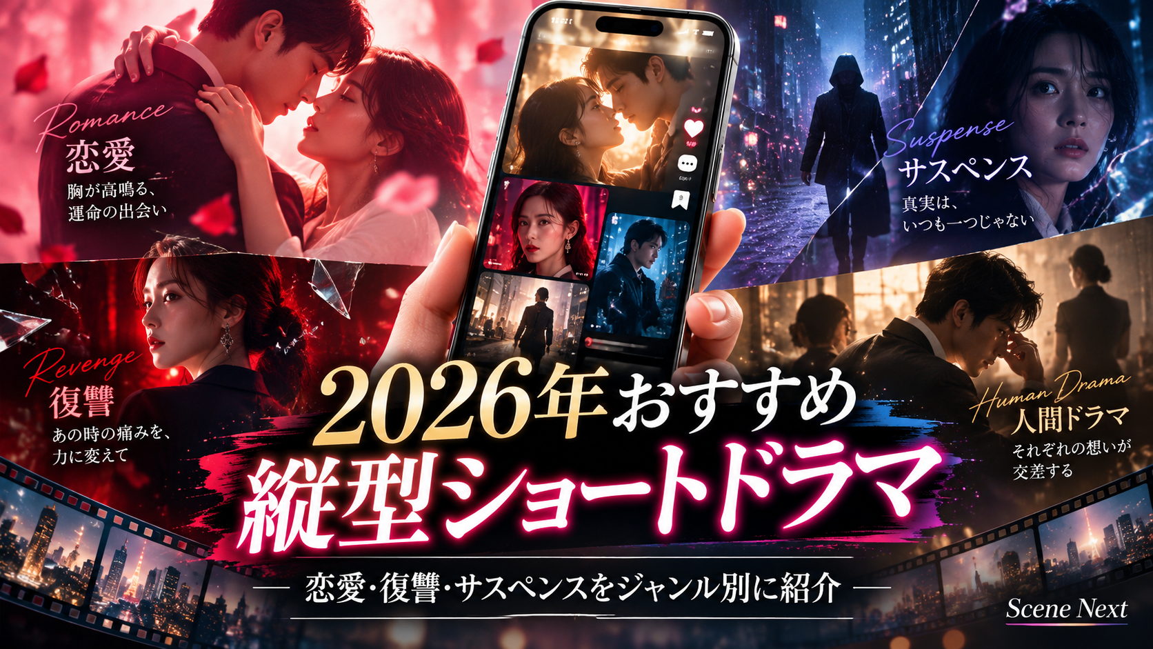 2026年おすすめ縦型ショートドラマまとめ｜恋愛・復讐・サスペンスをジャンル別に紹介