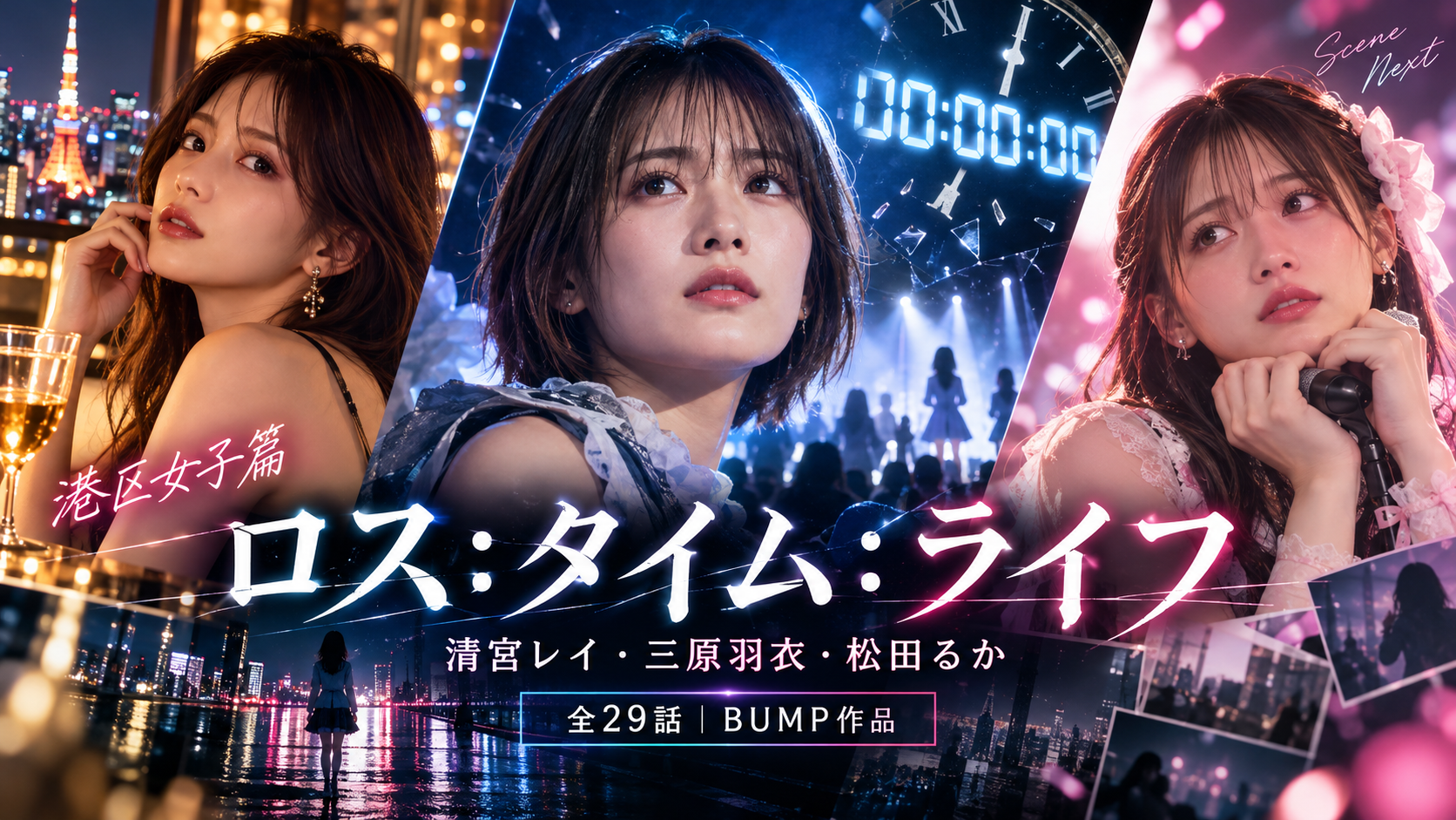 ロス：タイム：ライフのキャスト・役名一覧！清宮レイと三原羽衣は何役？全29話のあらすじ・視聴方法