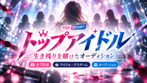 トップアイドルのキャストは誰？吉本此那主演・全70話・FOD SHORT視聴方法