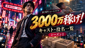 3000万稼げ！のキャスト・役名15名一覧！中尾暢樹は何役？全25話のあらすじとシーズン2との違い