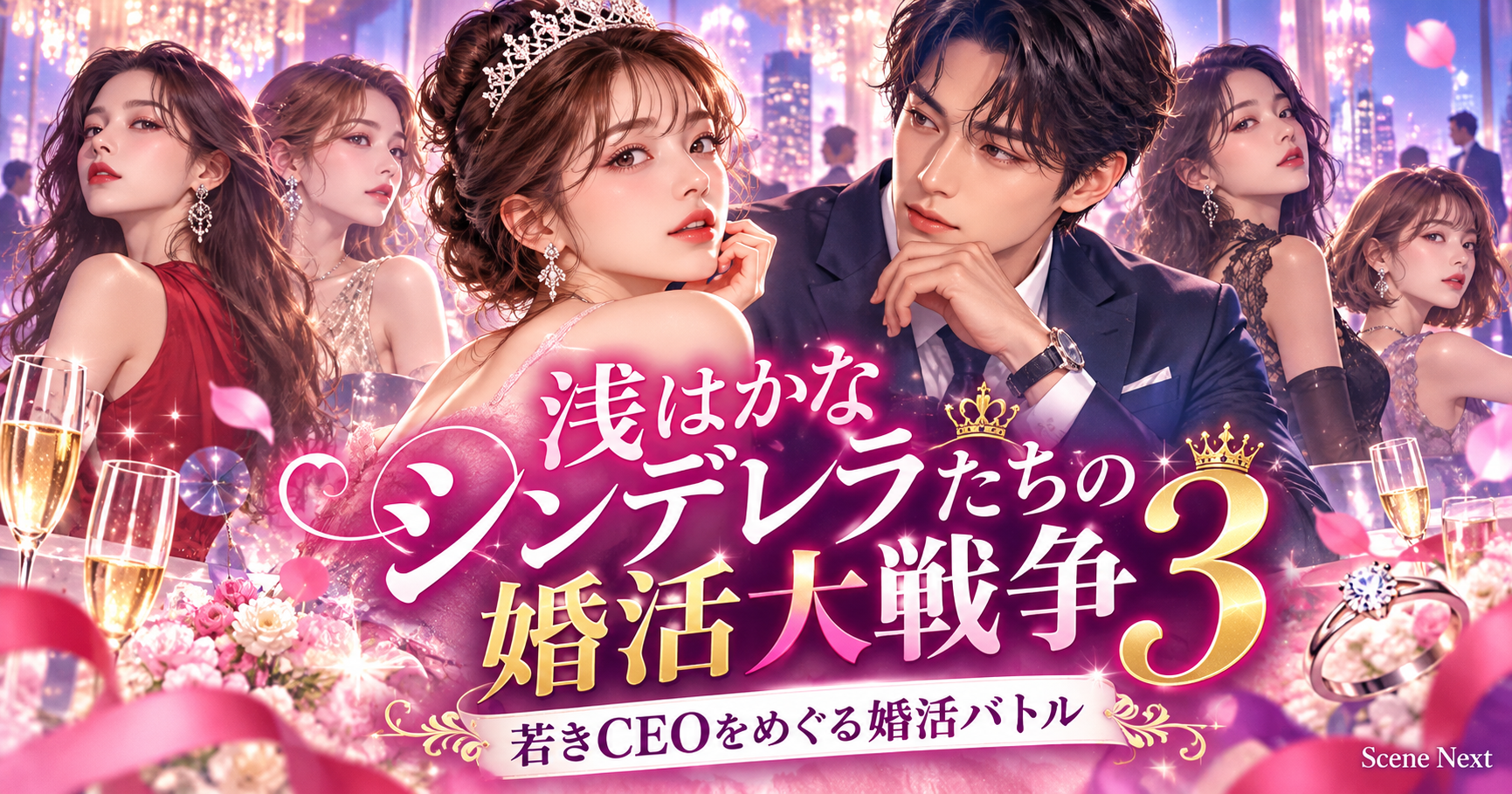 浅はかなシンデレラたちの婚活大戦争3はどこで見れる？キャスト・役名・全20話まとめ